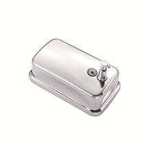 Stainless steel soap dispensers for hotel bathroom use