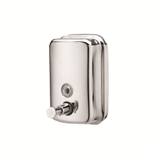 Mirror polished stainless steel soap dispensers use in bathroom